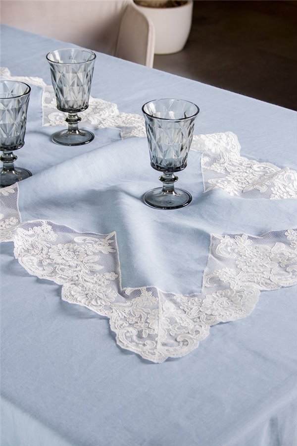 Set tovaglia Real lino