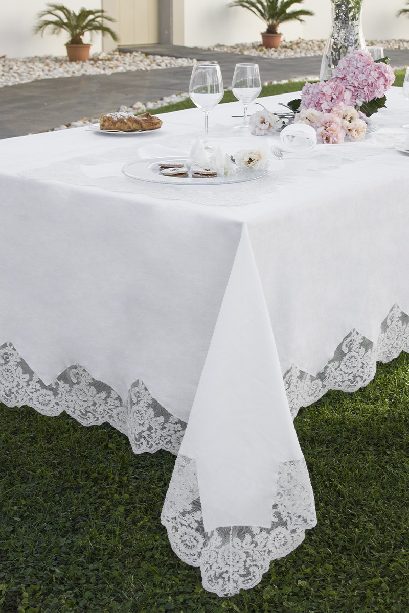 Set tovaglia Real lino